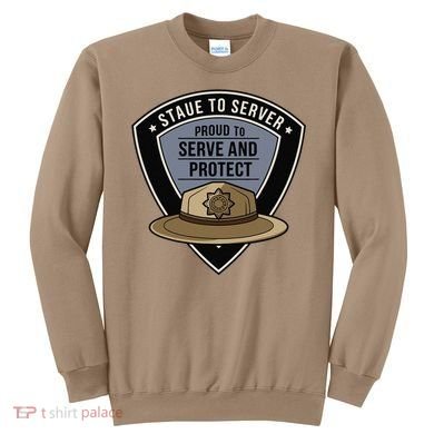 Police State Trooper Super Trooper Costume Sheriff Sweatshirt