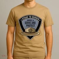 Police State Trooper Super Trooper Costume Sheriff T-Shirt thumb 3