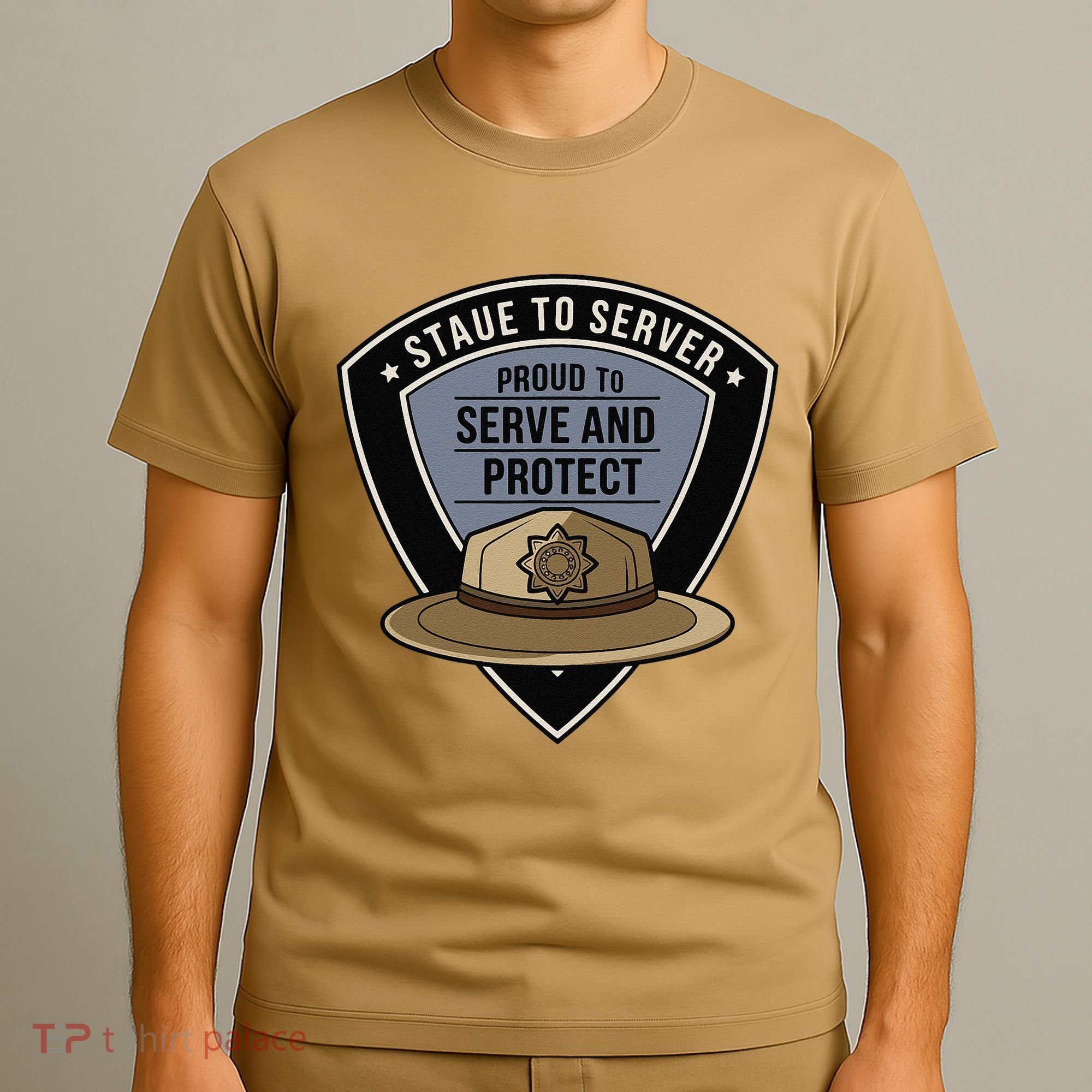Police State Trooper Super Trooper Costume Sheriff T-Shirt