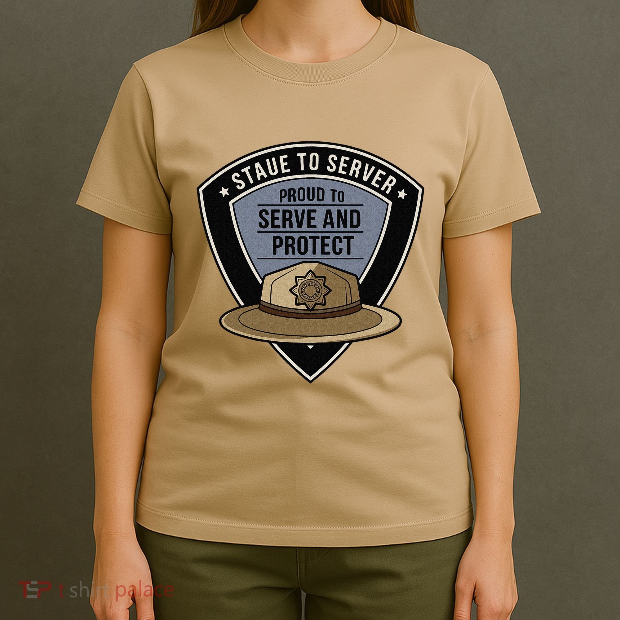 Police State Trooper Super Trooper Costume Sheriff T-Shirt