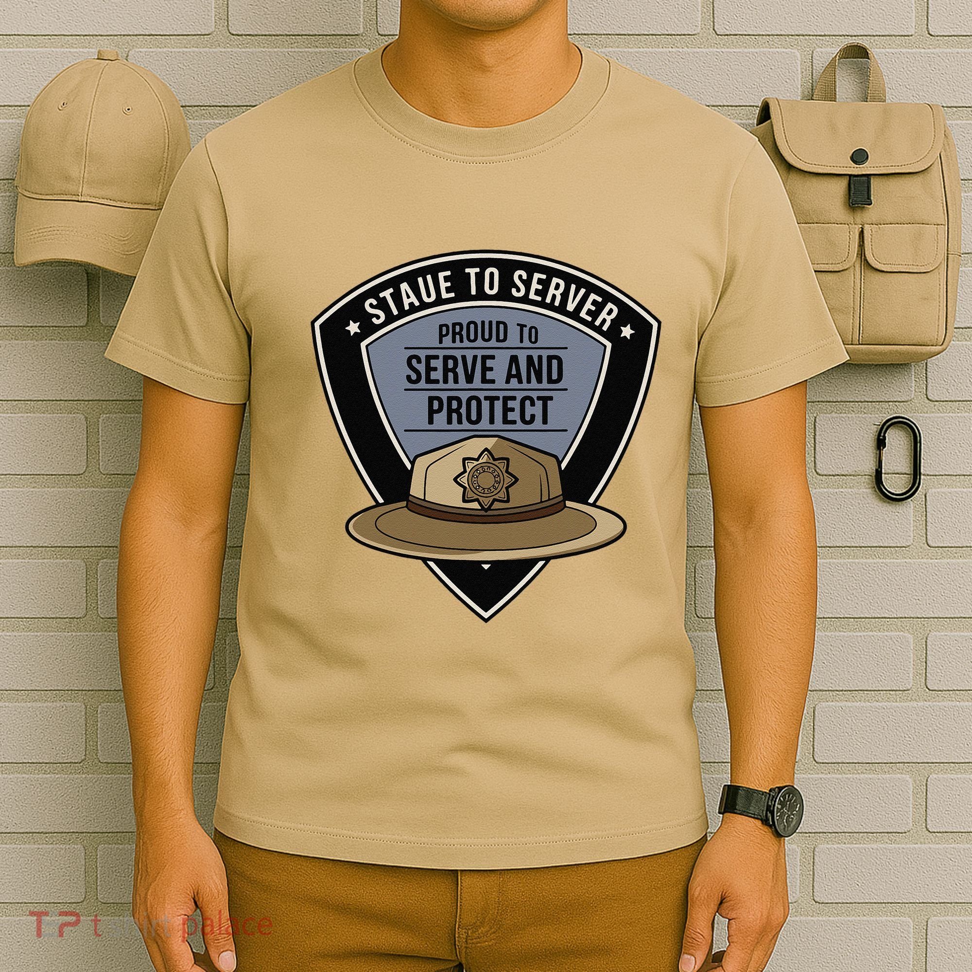 Police State Trooper Super Trooper Costume Sheriff T-Shirt