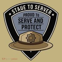 Police State Trooper Super Trooper Costume Sheriff Mousepad thumb 1