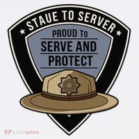 Police State Trooper Super Trooper Costume Sheriff Comfort Colors Garment-Dyed Hooded Sweatshirt thumb 2