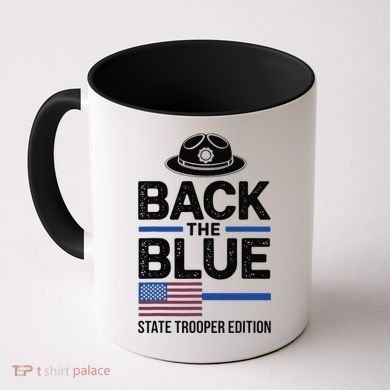 Police State Trooper Super Trooper Costume Sheriff Coffee Mug