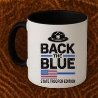 Police State Trooper Super Trooper Costume Sheriff Coffee Mug thumb 2