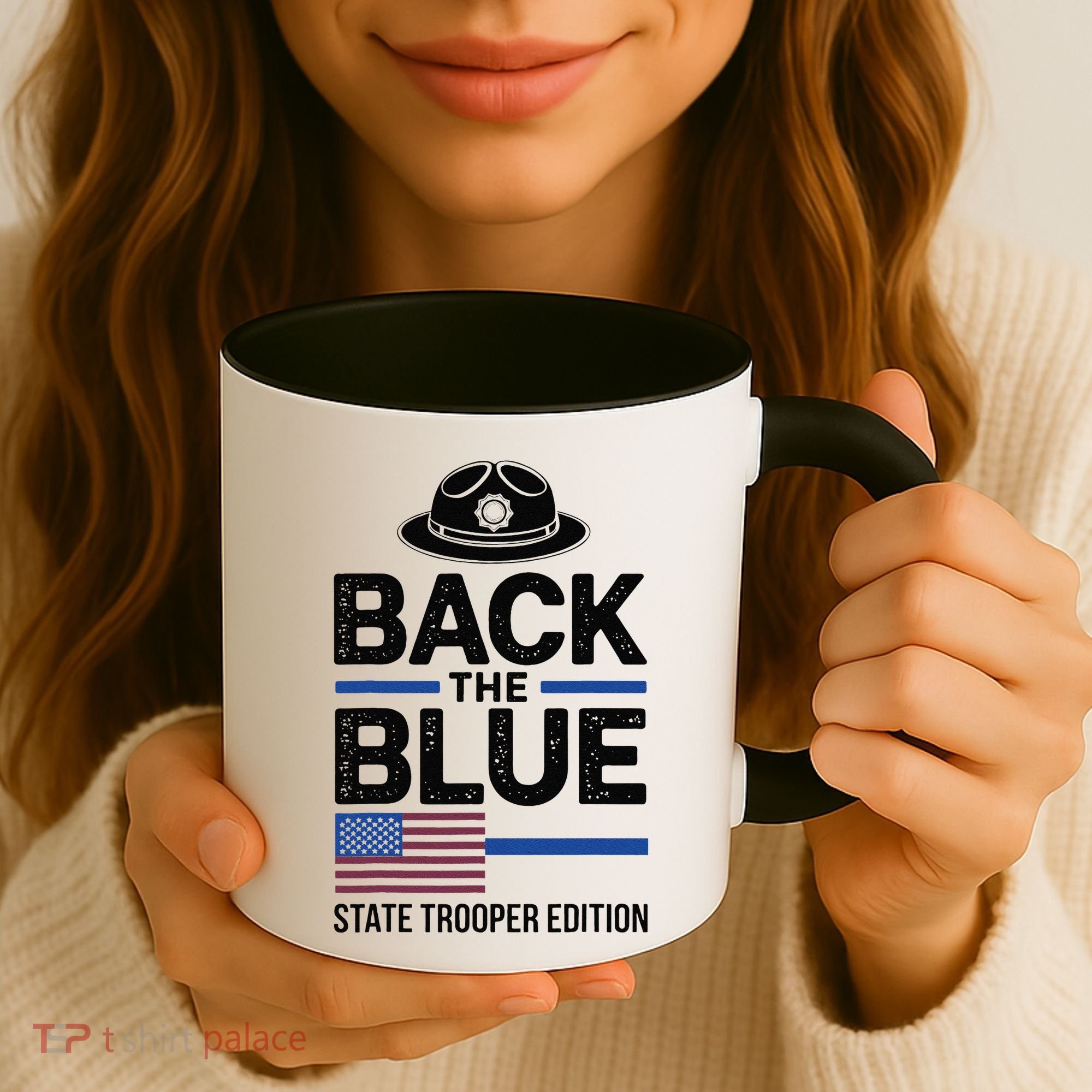 Police State Trooper Super Trooper Costume Sheriff Coffee Mug