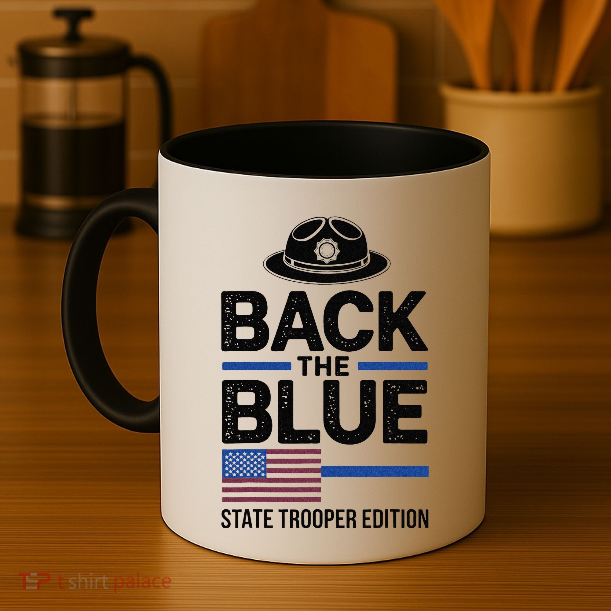 Police State Trooper Super Trooper Costume Sheriff Coffee Mug