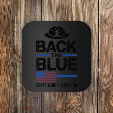 Police State Trooper Super Trooper Costume Sheriff Coaster