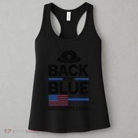 Police State Trooper Super Trooper Costume Sheriff Women's Tank Top thumb 3