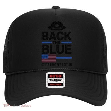 Police State Trooper Super Trooper Costume Sheriff Hat