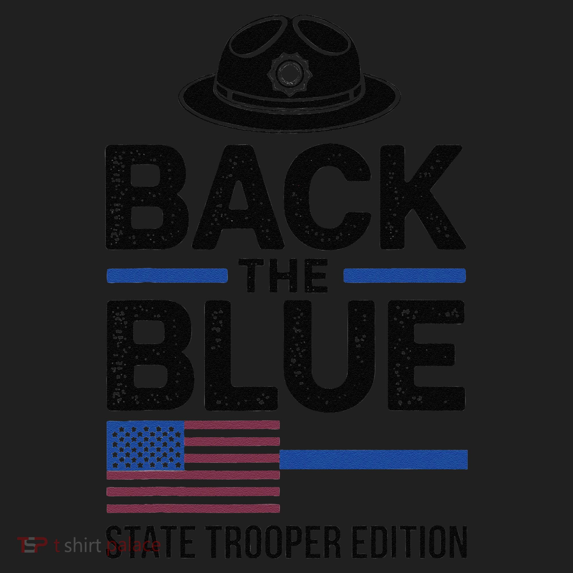 Police State Trooper Super Trooper Costume Sheriff Hat