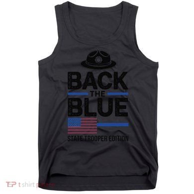 Police State Trooper Super Trooper Costume Sheriff Tank Top