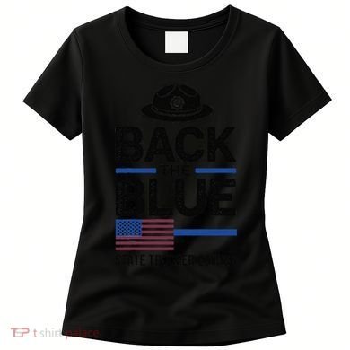 Police State Trooper Super Trooper Costume Sheriff Women's T-Shirt