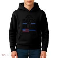 Police State Trooper Super Trooper Costume Sheriff Kids Hoodie thumb 4