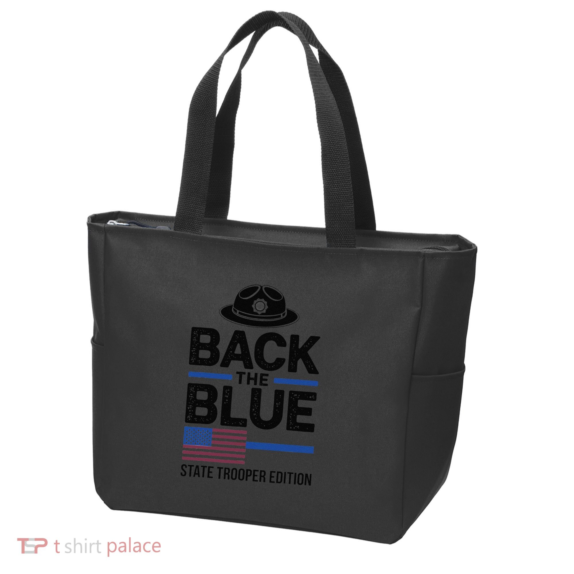 Police State Trooper Super Trooper Costume Sheriff Tote Bag