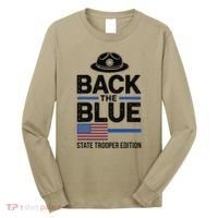 Police State Trooper Super Trooper Costume Sheriff Long Sleeve Shirt thumb 0
