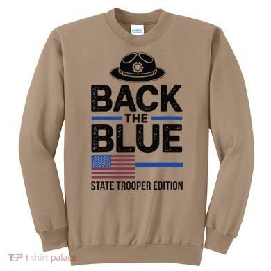 Police State Trooper Super Trooper Costume Sheriff Sweatshirt