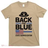 Police State Trooper Super Trooper Costume Sheriff T-Shirt thumb 0