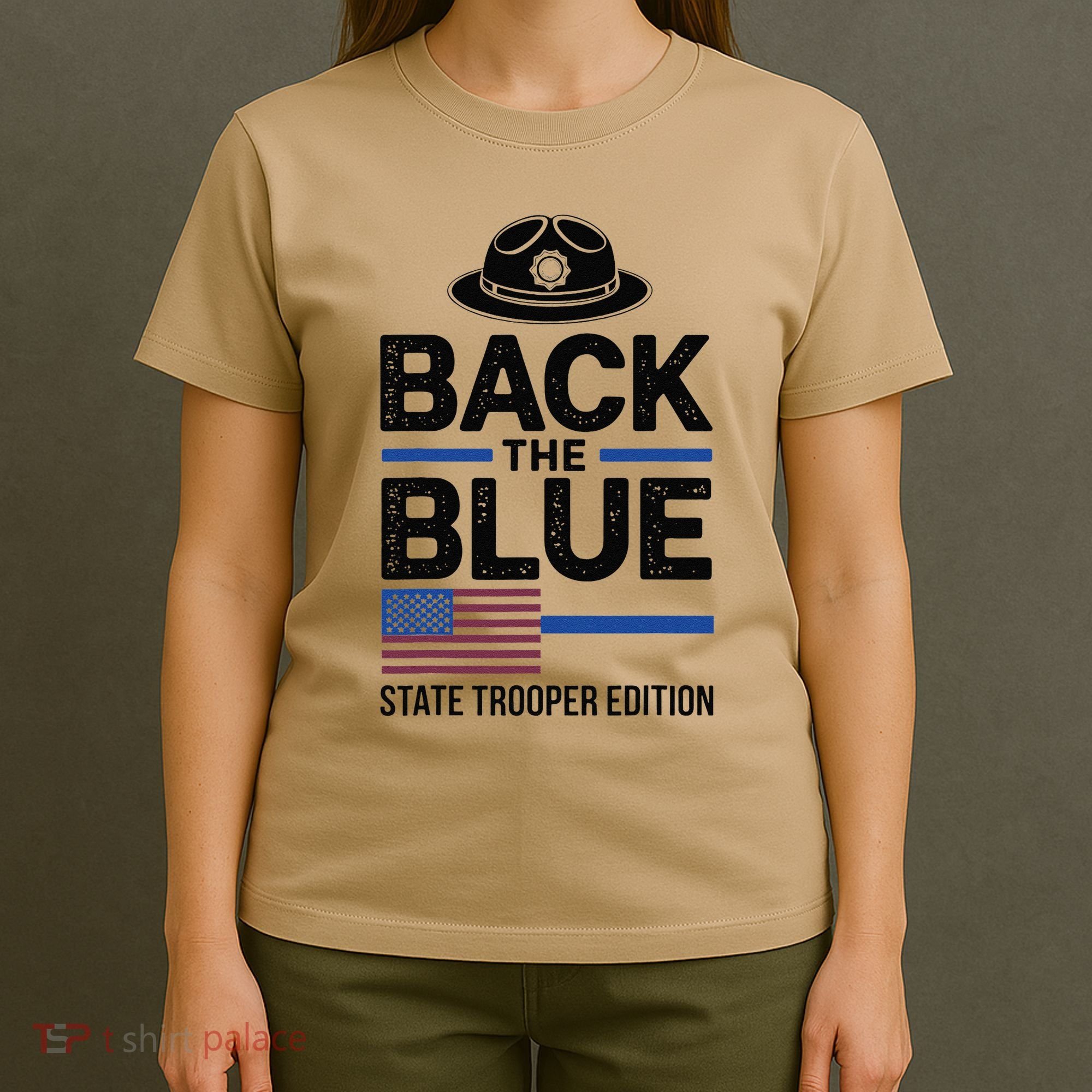 Police State Trooper Super Trooper Costume Sheriff T-Shirt