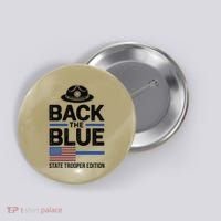 Police State Trooper Super Trooper Costume Sheriff Button thumb 0