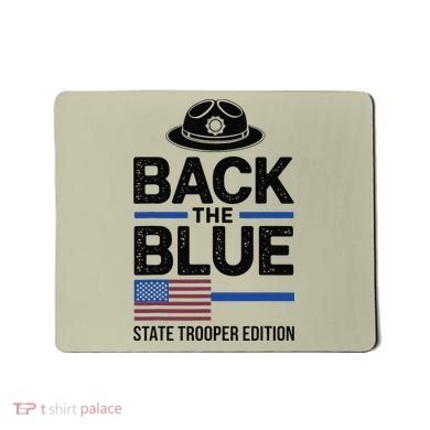 Police State Trooper Super Trooper Costume Sheriff Mousepad