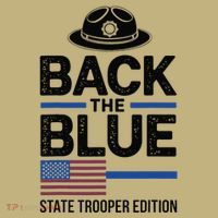 Police State Trooper Super Trooper Costume Sheriff Mousepad thumb 1