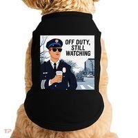 Police State Trooper Super Trooper Costume Sheriff Costume Doggie Tank thumb 0
