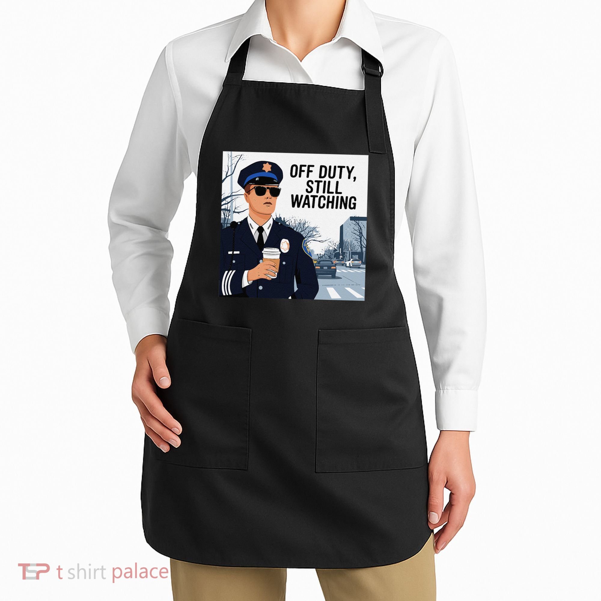 Police State Trooper Super Trooper Costume Sheriff Costume Apron