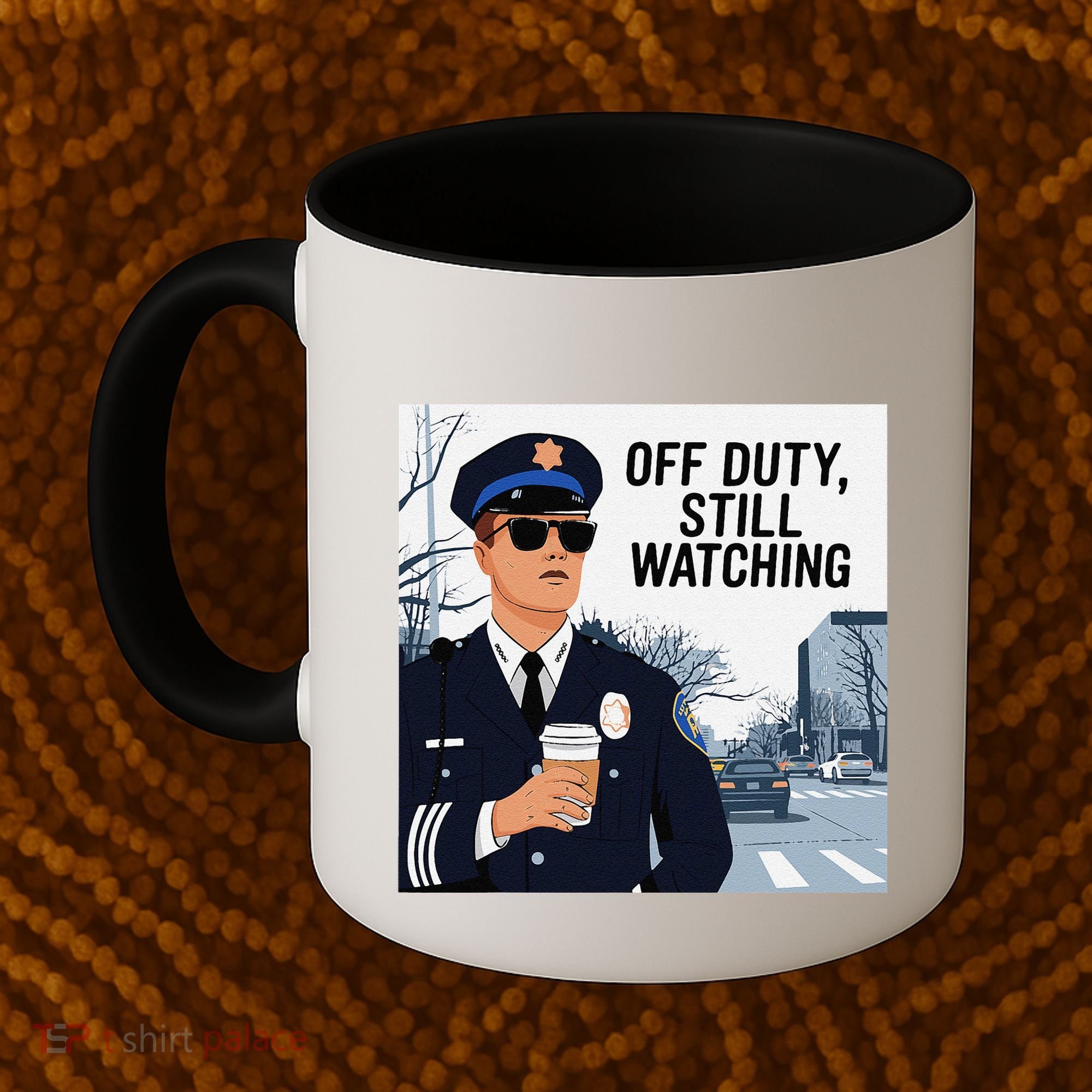 Police State Trooper Super Trooper Costume Sheriff Costume Coffee Mug