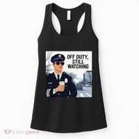 Police State Trooper Super Trooper Costume Sheriff Costume Women's Tank Top thumb 0