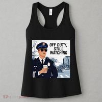 Police State Trooper Super Trooper Costume Sheriff Costume Women's Tank Top thumb 3
