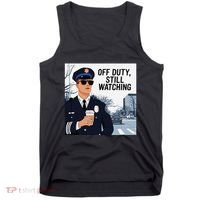 Police State Trooper Super Trooper Costume Sheriff Costume Tank Top thumb 0