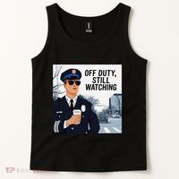 Police State Trooper Super Trooper Costume Sheriff Costume Tank Top thumb 2