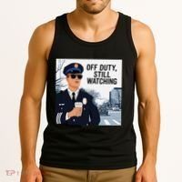 Police State Trooper Super Trooper Costume Sheriff Costume Tank Top thumb 3