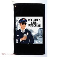 Police State Trooper Super Trooper Costume Sheriff Costume Golf Towel thumb 0