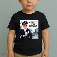 Police State Trooper Super Trooper Costume Sheriff Costume Toddler T-Shirt thumb 2