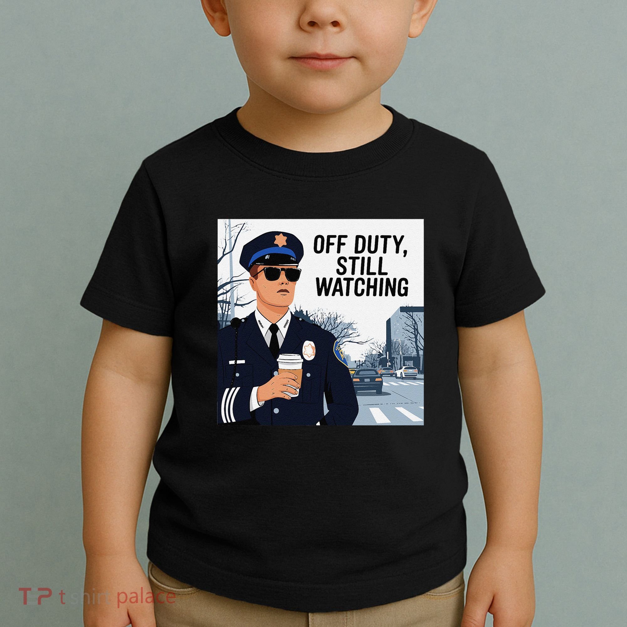 Police State Trooper Super Trooper Costume Sheriff Costume Toddler T-Shirt