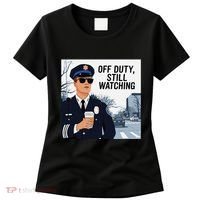 Police State Trooper Super Trooper Costume Sheriff Costume Women's T-Shirt thumb 0