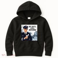 Police State Trooper Super Trooper Costume Sheriff Costume Kids Hoodie thumb 0