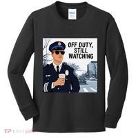 Police State Trooper Super Trooper Costume Sheriff Costume Kids Long Sleeve Shirt thumb 0