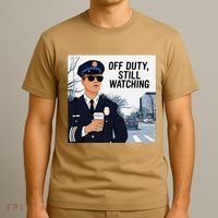 Police State Trooper Super Trooper Costume Sheriff Costume T-Shirt thumb 3