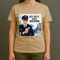 Police State Trooper Super Trooper Costume Sheriff Costume T-Shirt thumb 4