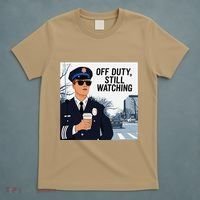 Police State Trooper Super Trooper Costume Sheriff Costume T-Shirt thumb 5