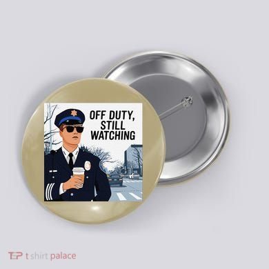 Police State Trooper Super Trooper Costume Sheriff Costume Button