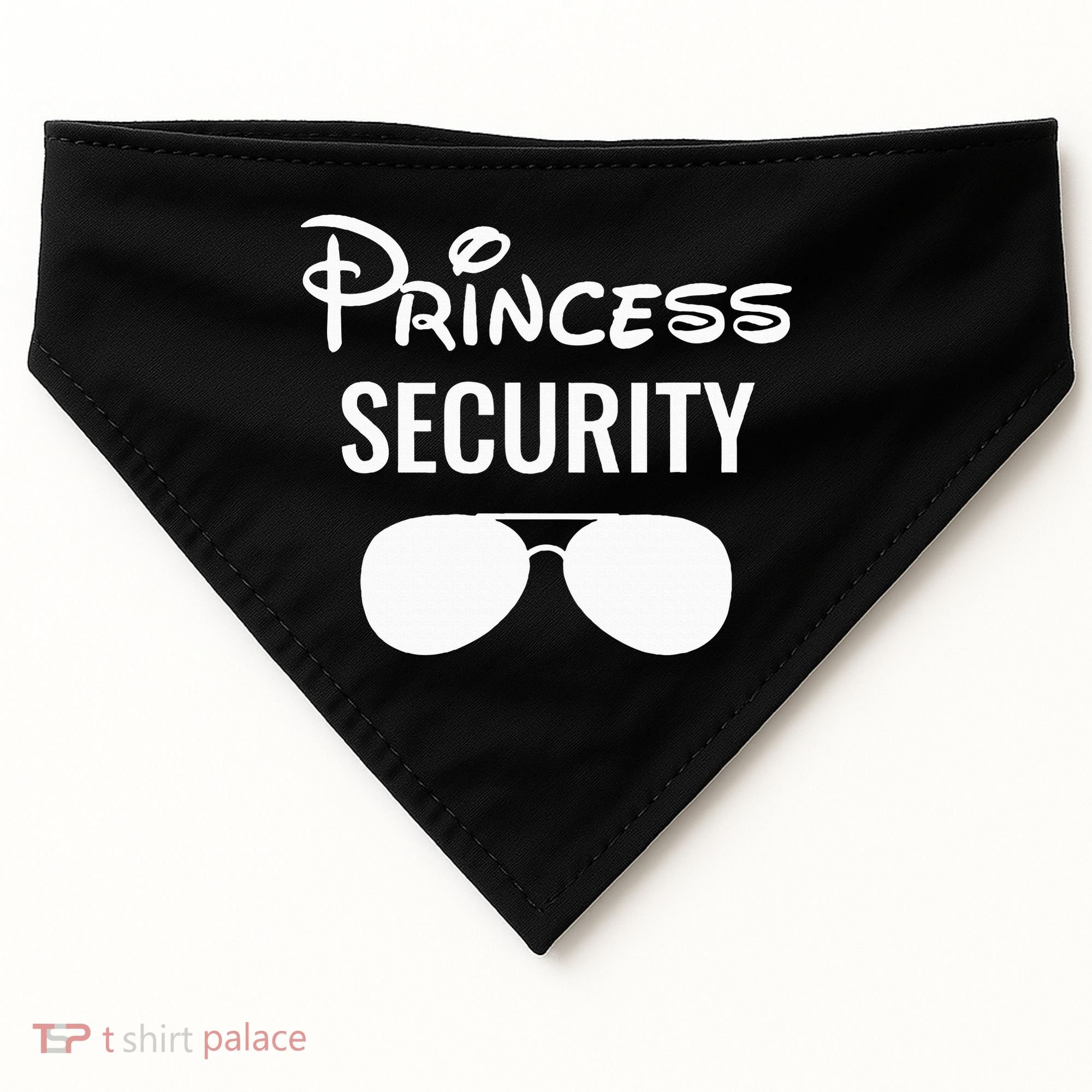 Princess Security Team Big Brother Birthday USA-Made Doggie Bandana