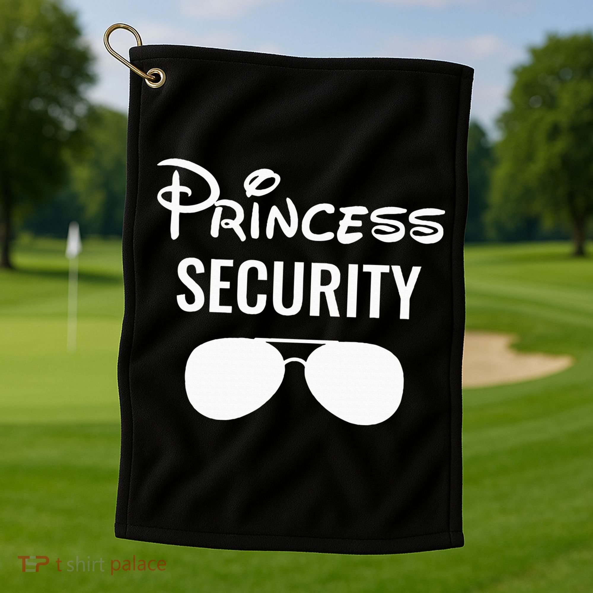 Princess Security Team Big Brother Birthday Golf Towel
