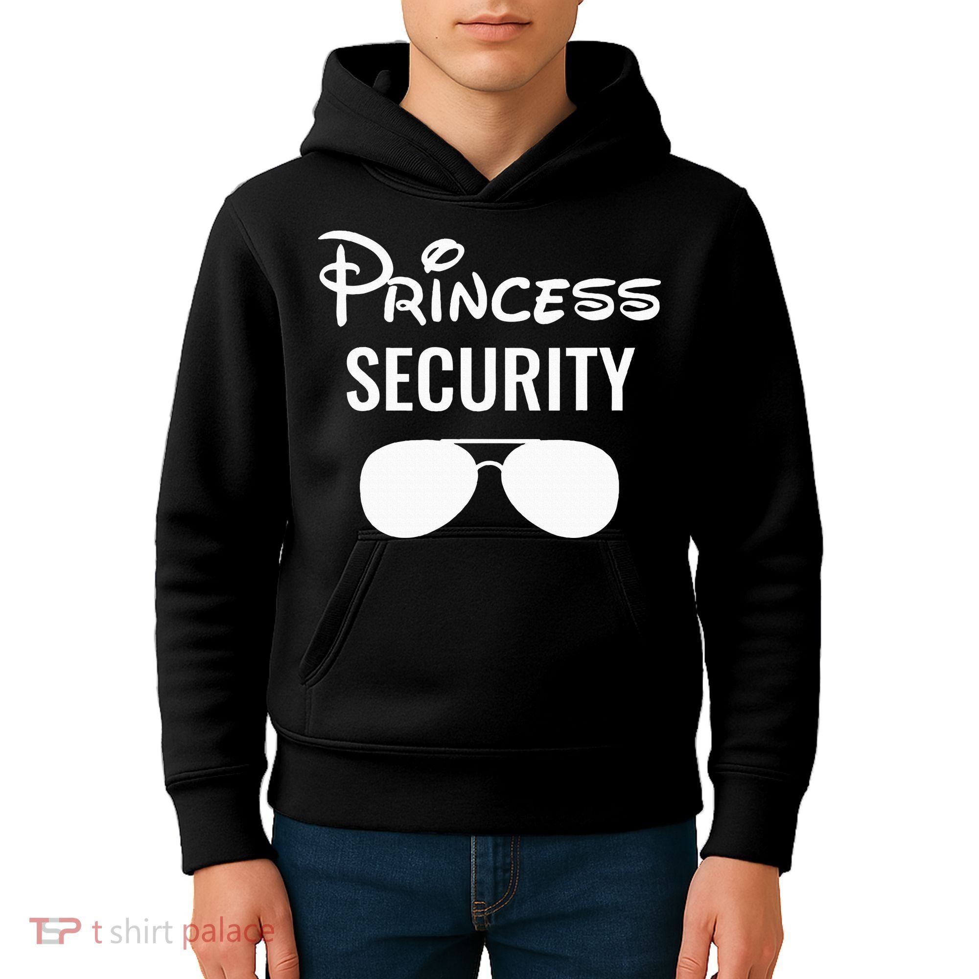 Princess Security Team Big Brother Birthday Kids Hoodie