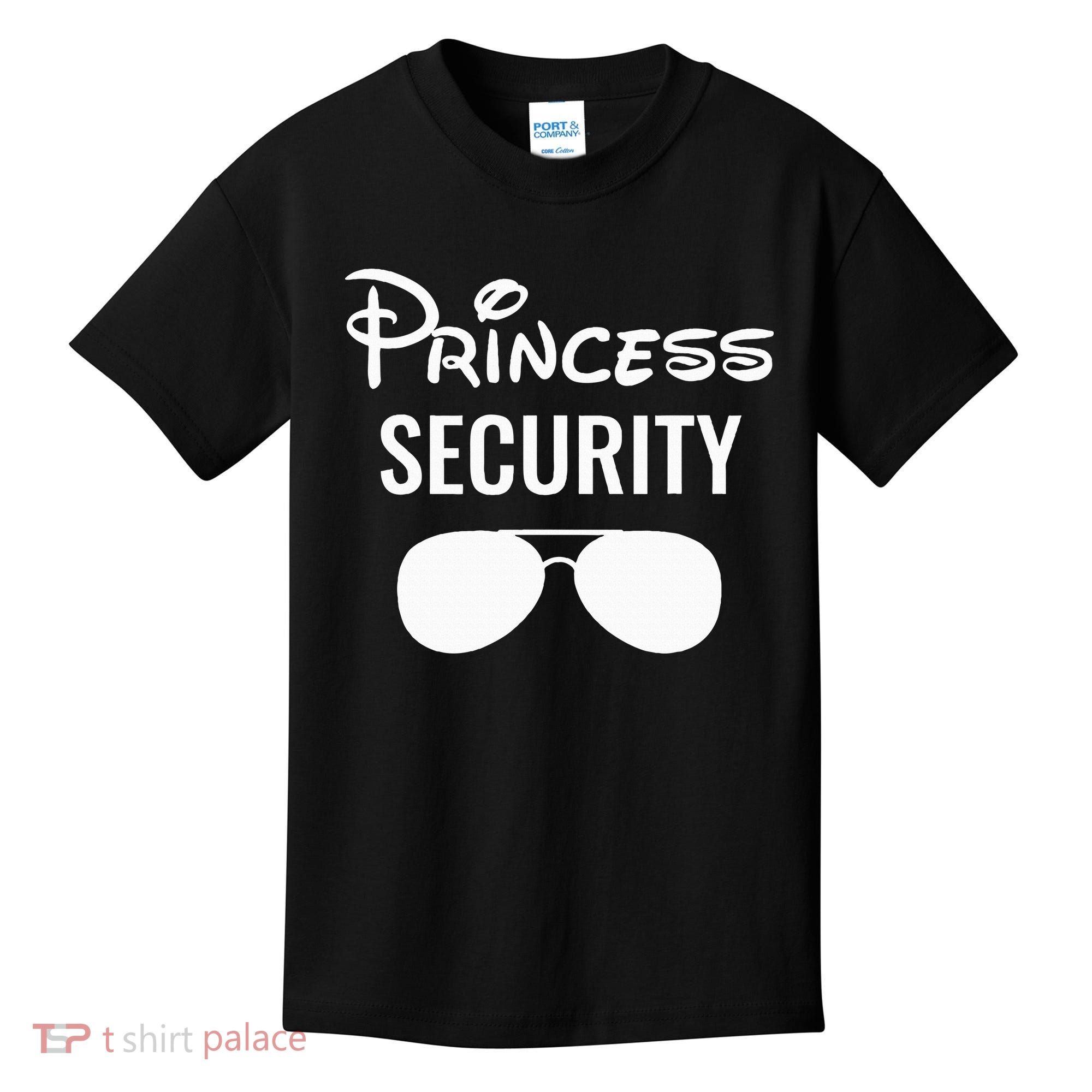 Princess Security Team Big Brother Birthday Kids T-Shirt