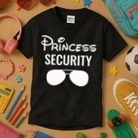 Princess Security Team Big Brother Birthday Kids T-Shirt thumb 3