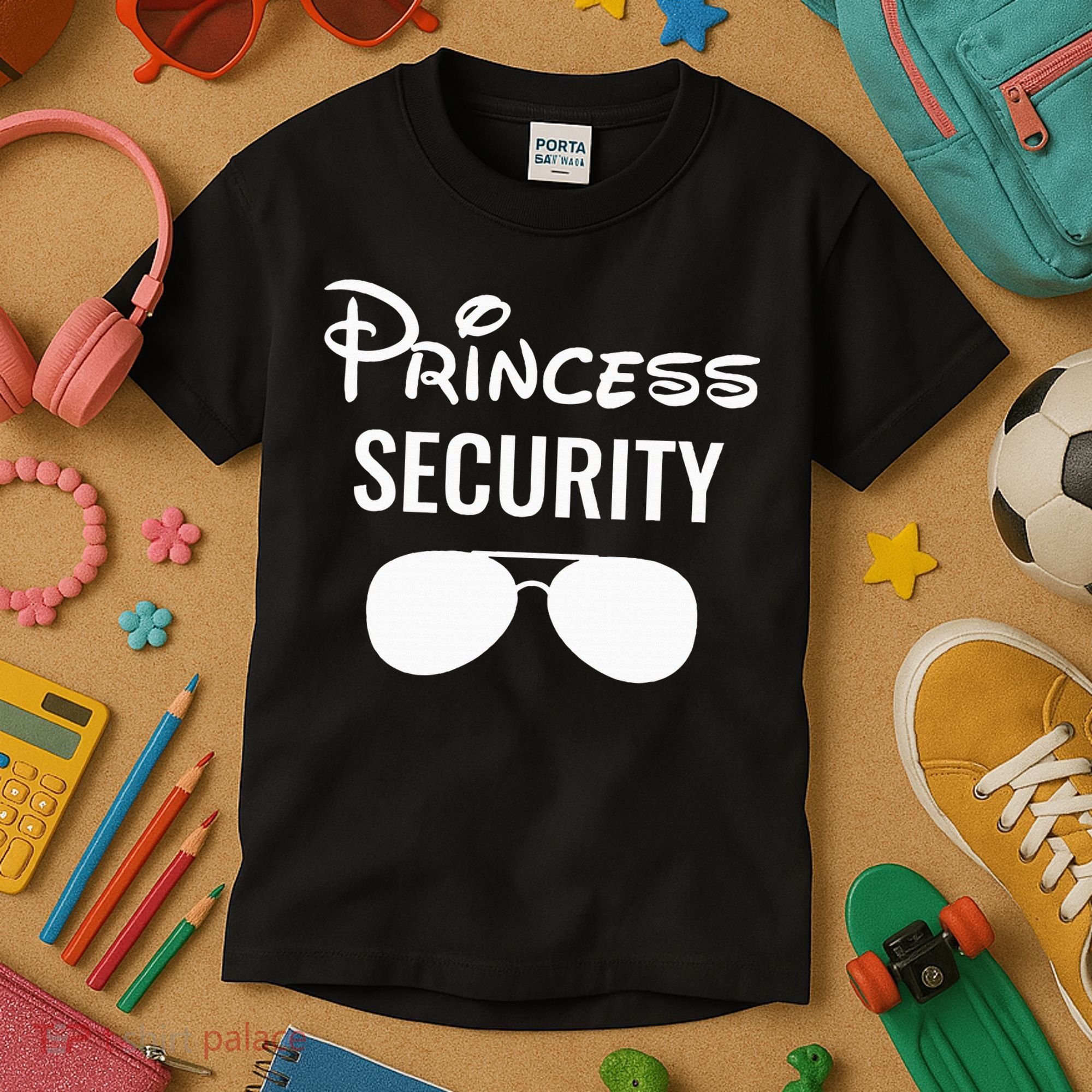 Princess Security Team Big Brother Birthday Kids T-Shirt